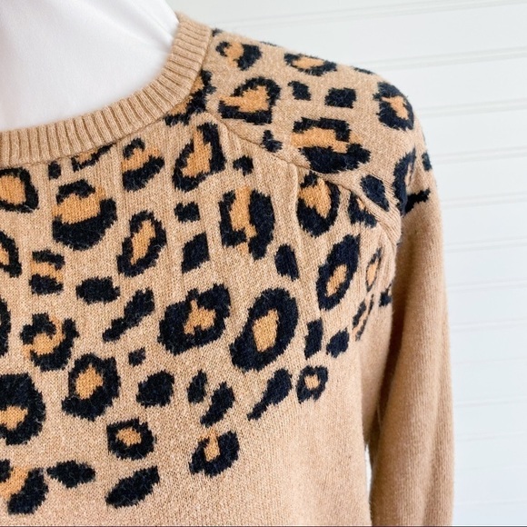 Merona Cheetah print Pullover sweater - Picture 5 of 9
